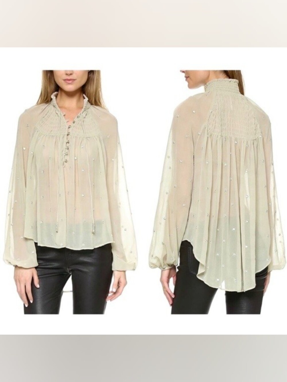 Free People Ready To Run Blouse